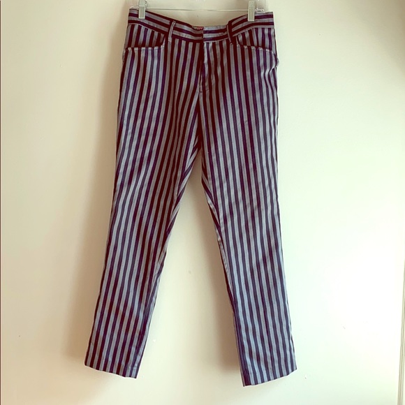 Madcap England 1960s Mod Slim Stripe Trouser sz 32 - Picture 1 of 7